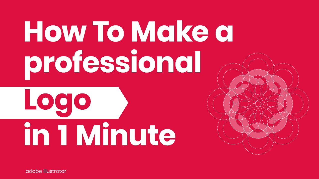 How to Make a PROFESSIONAL Logo in 1 minute | Best Logo design techniques