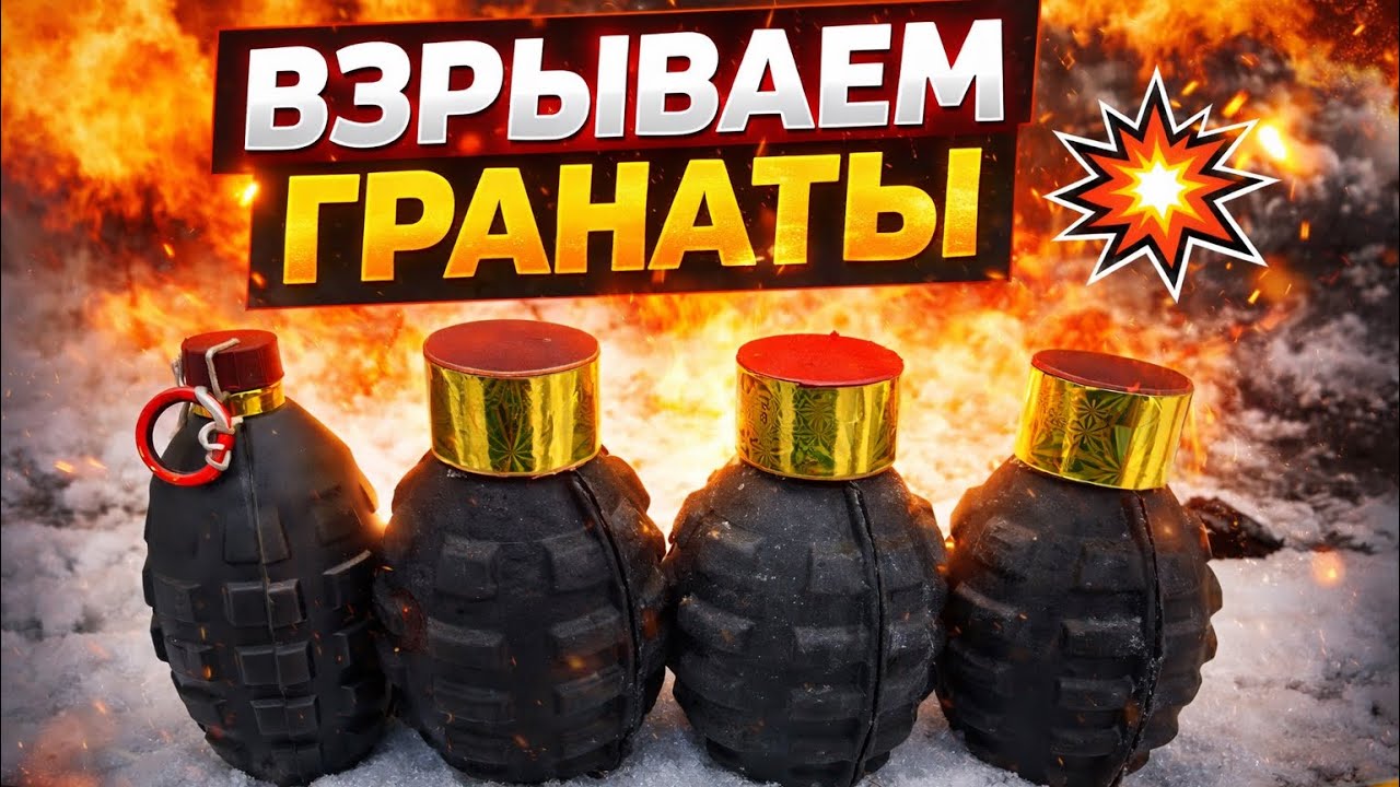 ✅ ГРАНАТЫ GB01 GB02 GB03 🔥 Петарды Дымовухи 💣💨