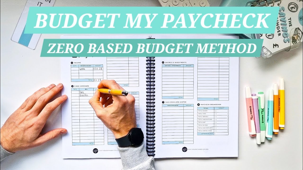 Budget March Paycheck UK | Zero Based Budget Method | The Budgeting Boy
