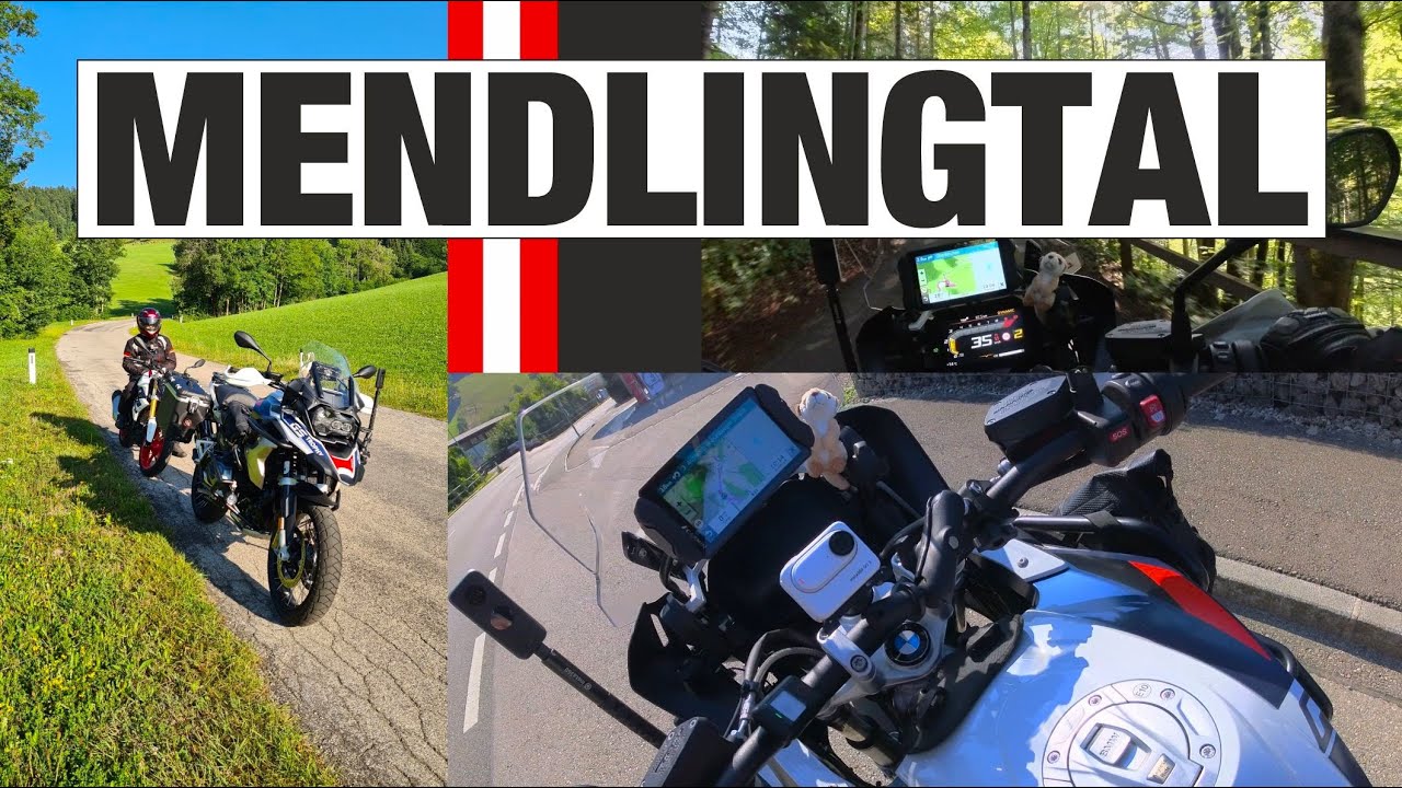 Mendlingtal mit dem Motorrad / Vater und Tochter / G310R, R1250GS
