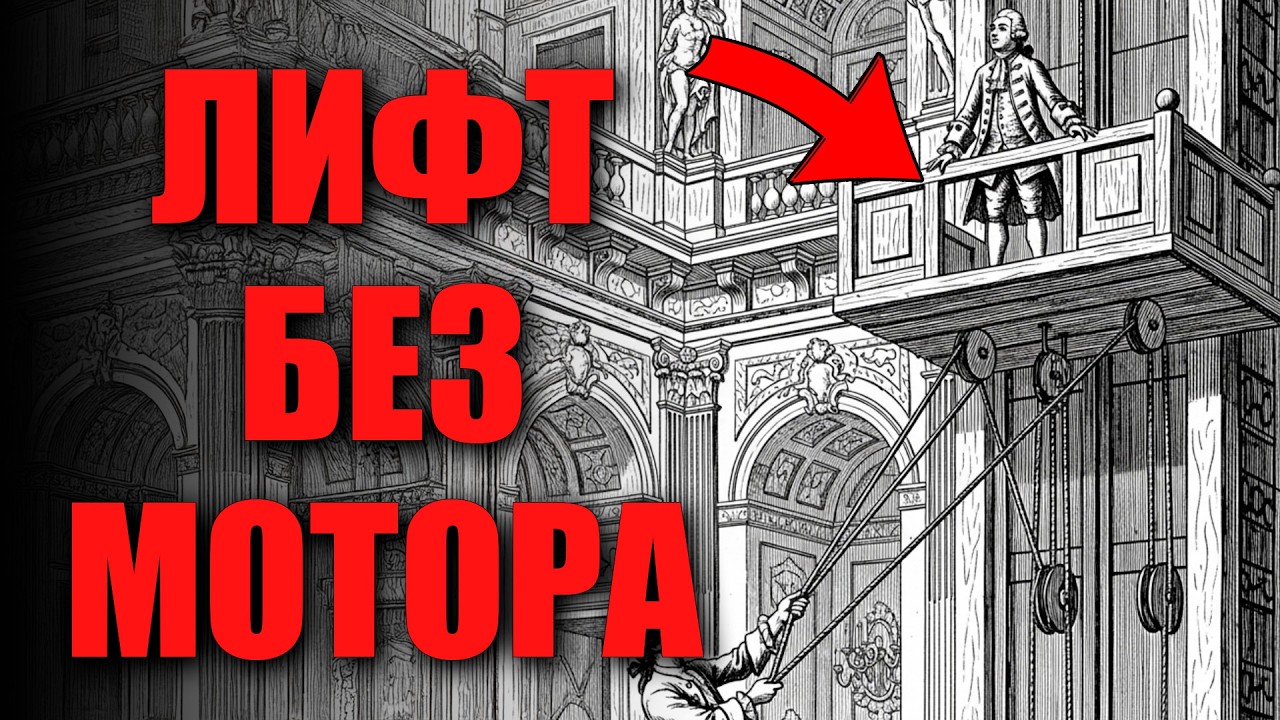 Лифты во дворцах: Гидравлика в 1750-м году
