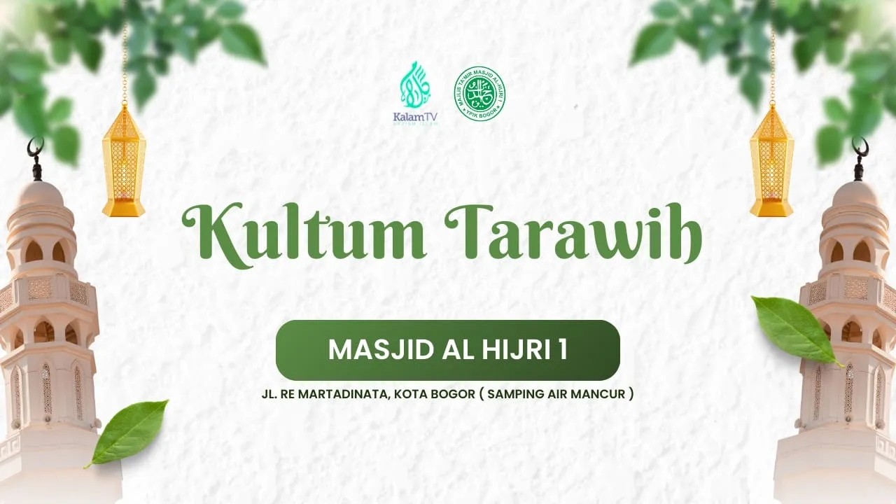Kultum Tarawih Masjid Al Hijri 1 Air Mancur I Dr. K. H. Ahmadi Usman, Lc, MA I 10 Ramadhan 1447  H