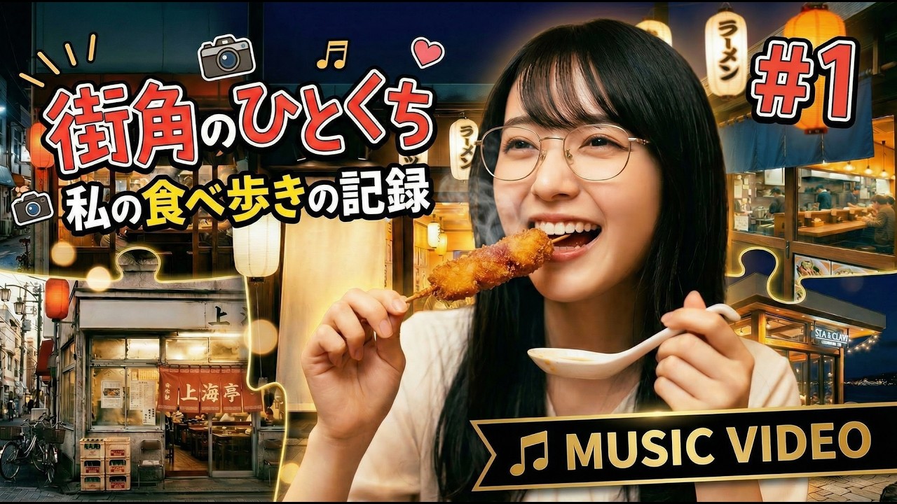 街角のひとくち #1｜食べ歩きMUSIC VIDEO