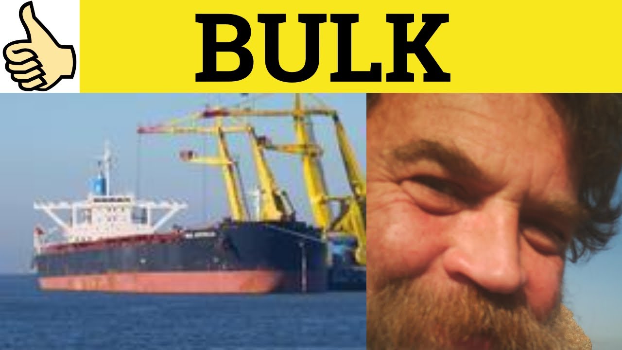 🔵 Bulk Bulky Bulk Up Bulk Out- Bulk Meaning - Bulky Examples - In Bulk Defined - GRE 3500 Vocabulary