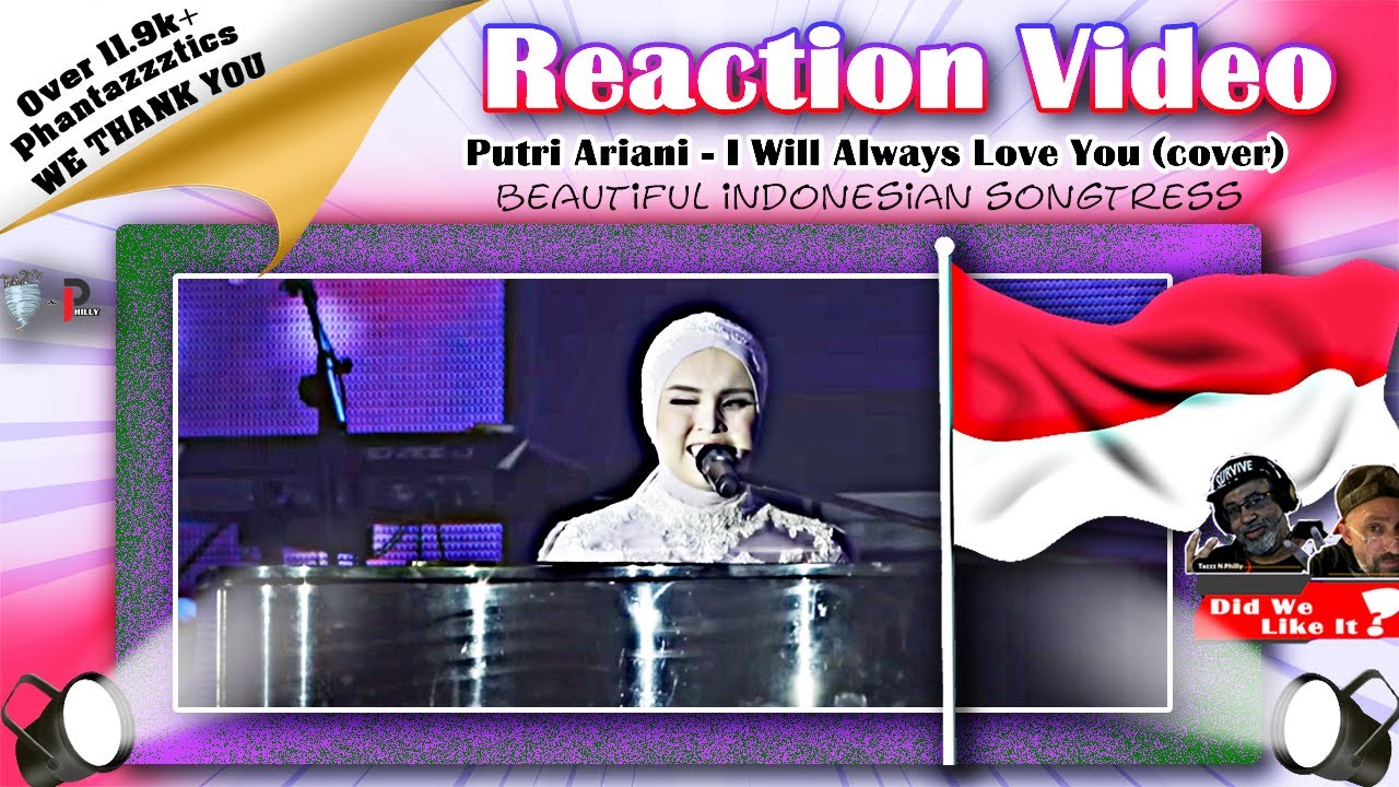 🎶Reacting to: Putri Ariani | I Will Always Love You (cover)🎶#reaction #indonesia #putriariani #agt