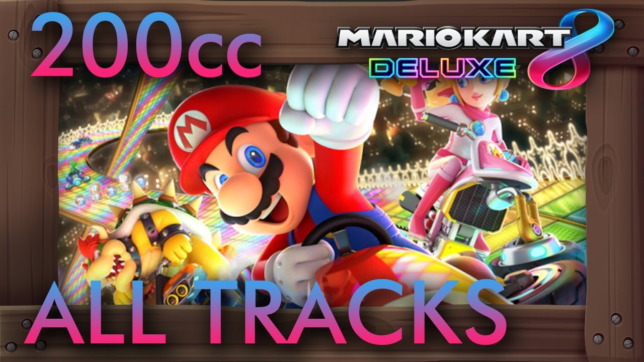 Mario Kart 8 Deluxe - All 48 Tracks (200cc w/ 3 Star Rank Gameplay)