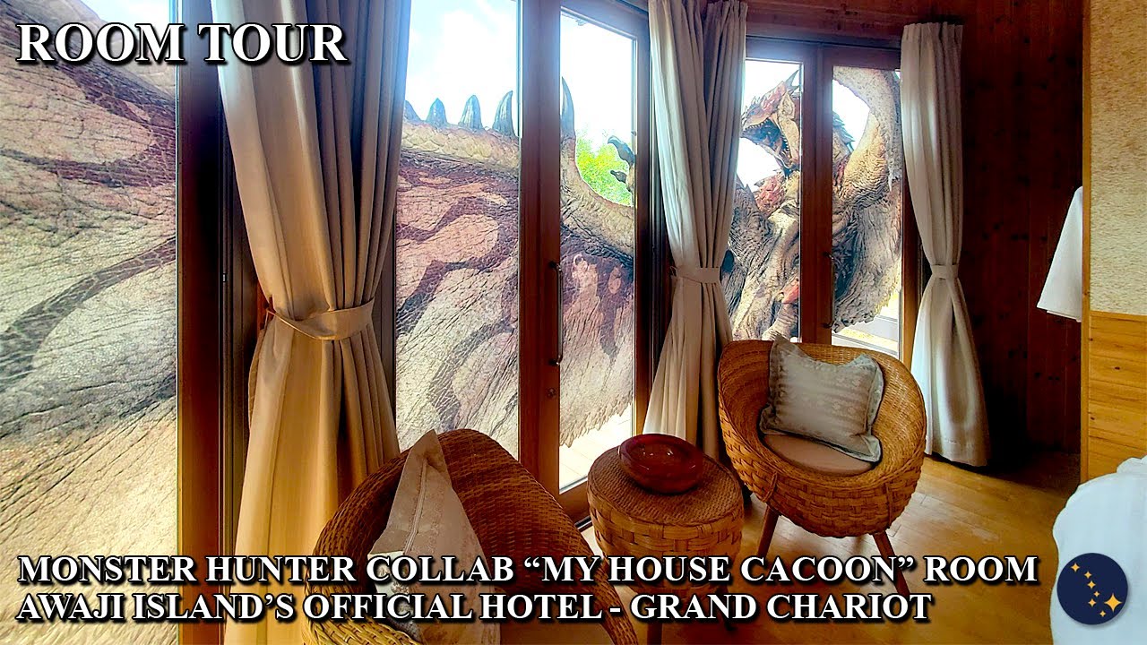 Monster Hunter Wilds Collaboration Room Tour - Grand Chariot, Awaji Island