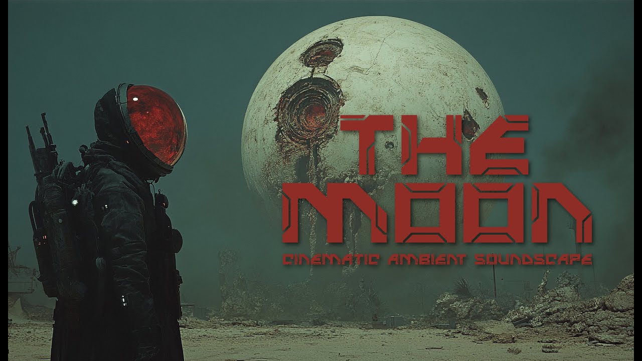 THE MOON - Cinematic Ambient Music JOURNEY | Sci fi Dystopian Drone | Soundscape