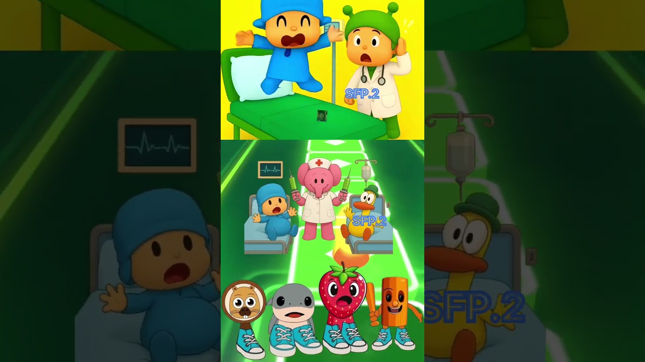 Nina Pocoyo coffin dance Sprunki vs 🎮 Tiles Hop EDM Rush Geme 🎯 #287