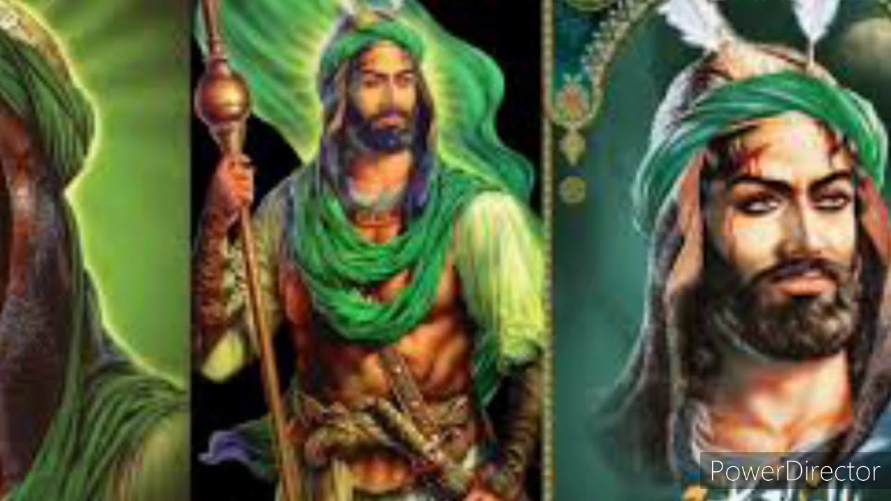 صور الامام العباس عليه السلام  و الامام الحسين عليه السلام على اغنية انة العباس ابن نوماس