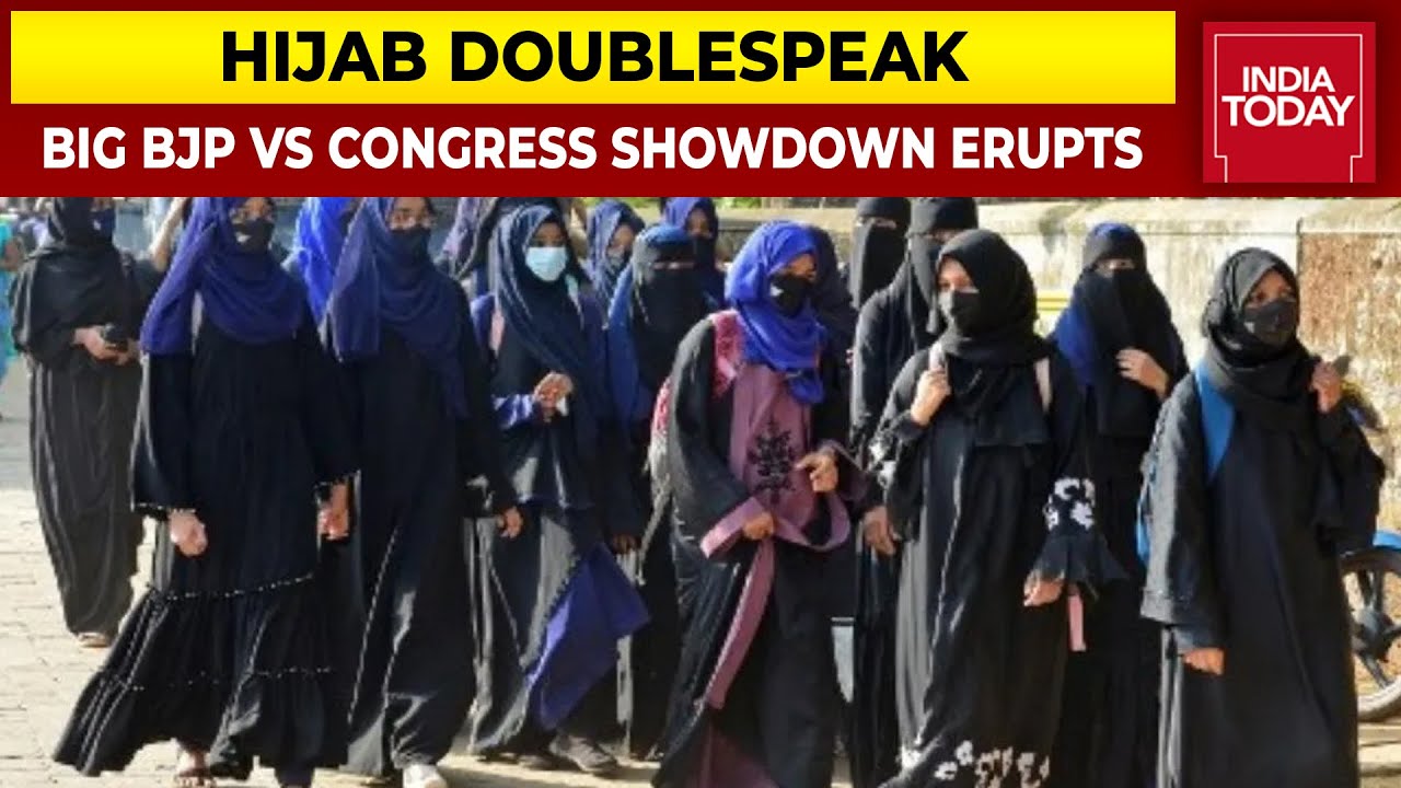 Heated War Of Words Between BJP & Congress Over Hijab Row, BJP Levels 'Hypocrisy' Charge At Congress
