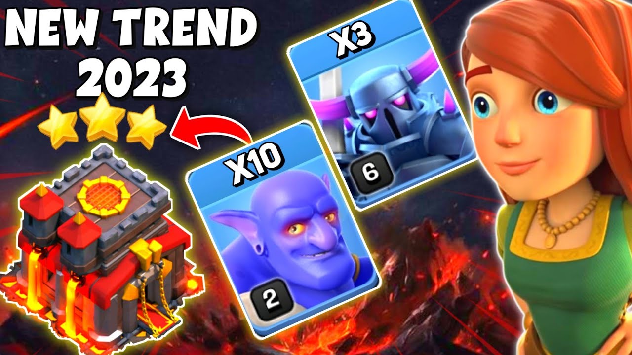 TH10 Pekka + Bowler Attack Strategy | Best Th10 Attack Strategy 2023 | Clash of Clans - Coc