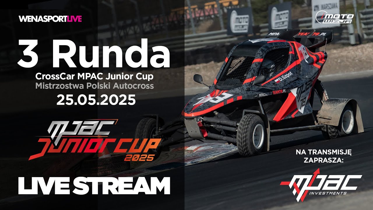 NA ŻYWO / 3 Runda CrossCar MPAC Junior Cup oraz FINAŁY MPRC 2025 / LIVE STREAM