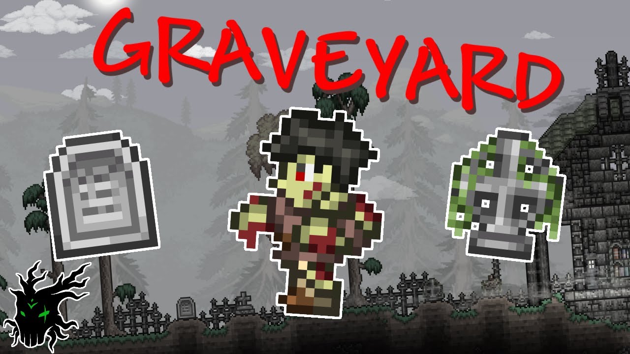 Terraria 1.4 Graveyard Minibiome! | Journey&rsquo;s End