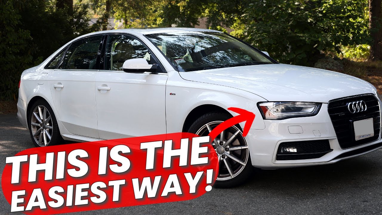 Audi A4 2009 - 2016 Headlight Bulb Replacement DIY!