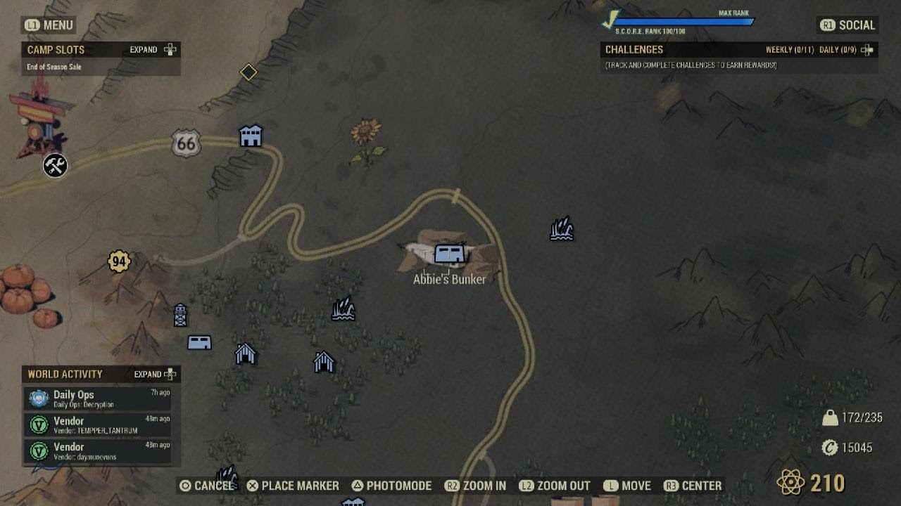 Fallout 76 Daily Challenge Best plaice to hack a terminal