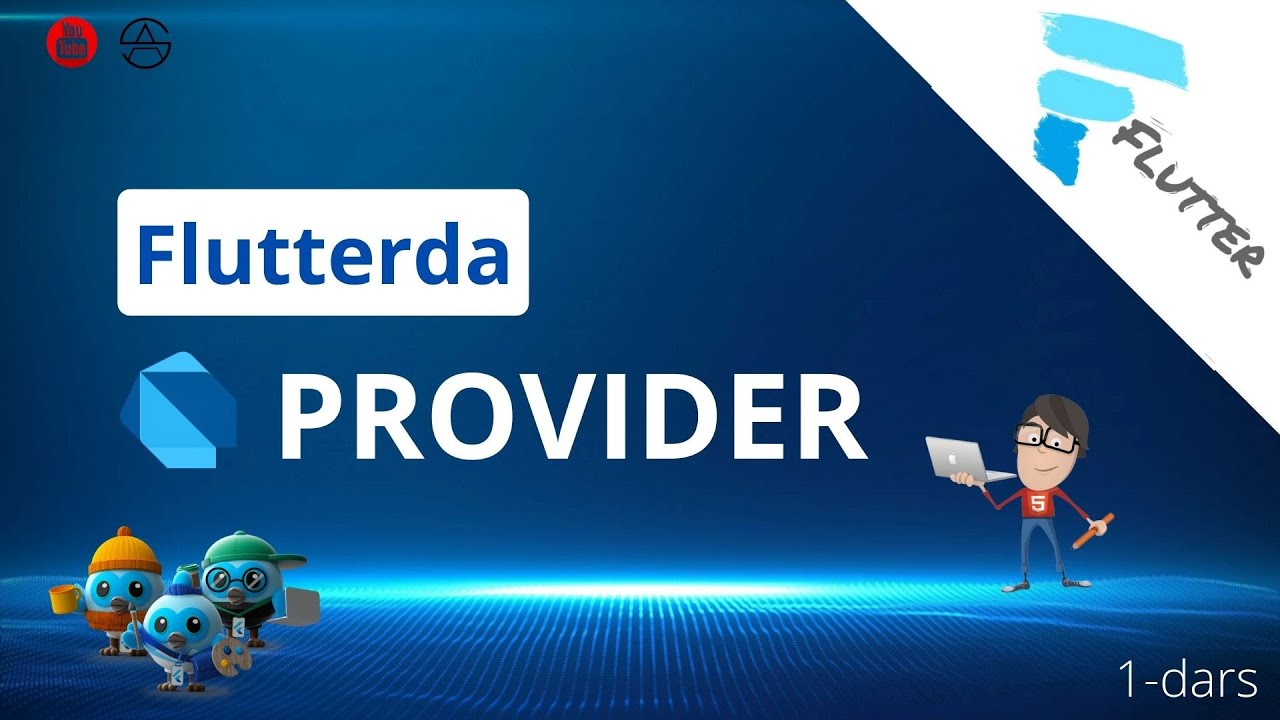 Flutterda Provider Package bilan ishlash | Flutter o'zbek tilida