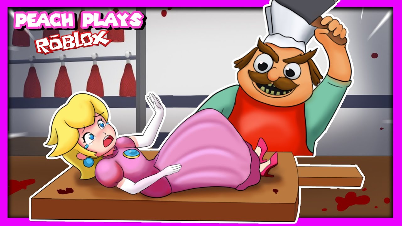 👑 ESCAPE SCARY CREEPY BUTCHER [SCARY OBBY] | Peach Plays Roblox Mr. Pickles Butcher Run Obby