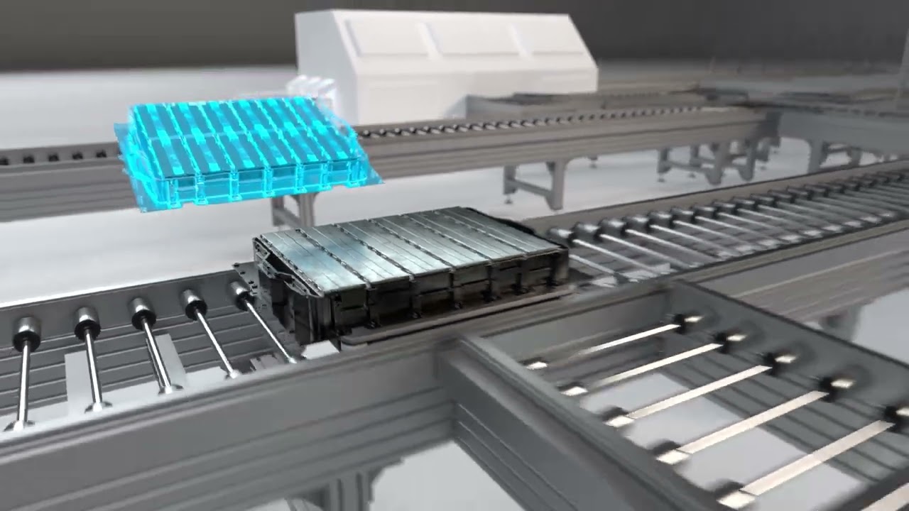 [EN] Bosch Rexroth - Battery recycling production process