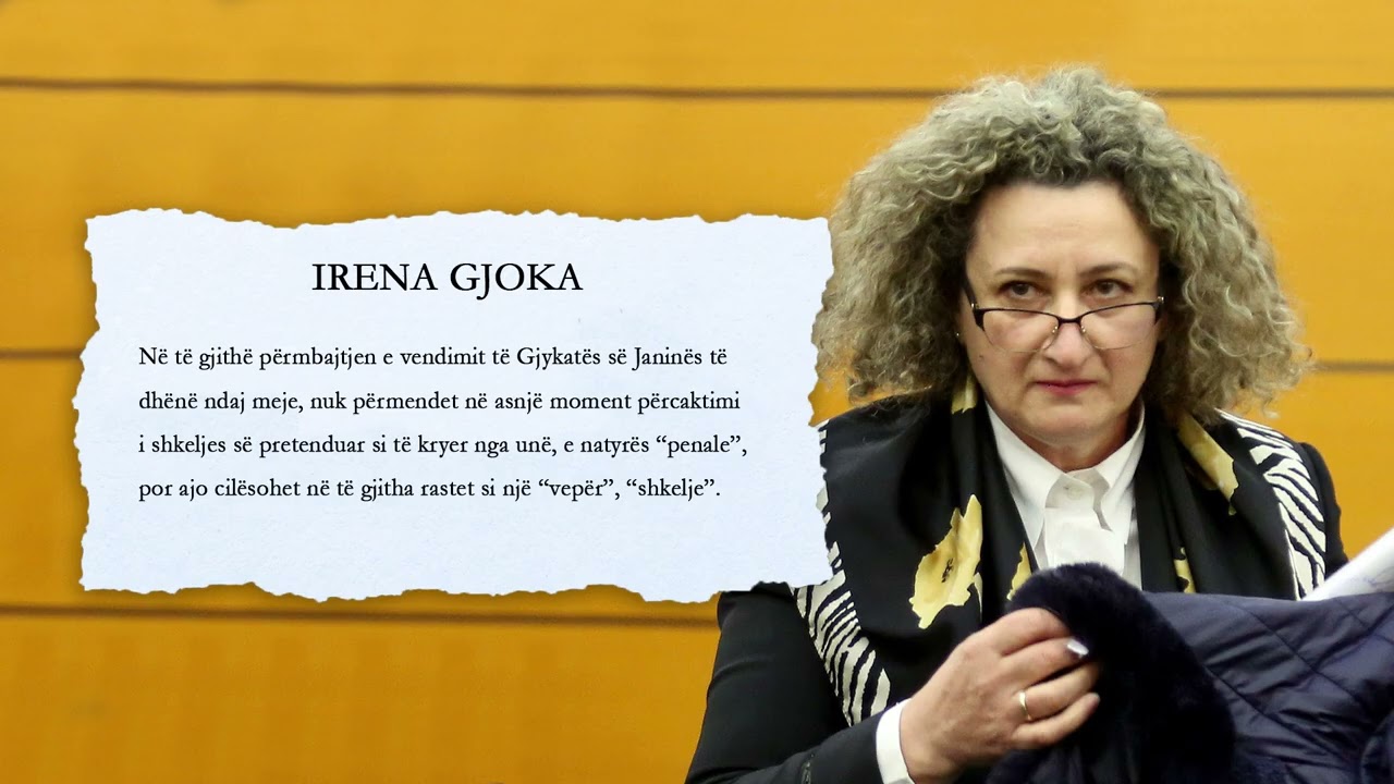 Irena Gjoka: Asnjë shkelje/ Gjyqtarja e GJKKO dëshmoi në KLGJ për dënimin në Greqi| ABC News Albania