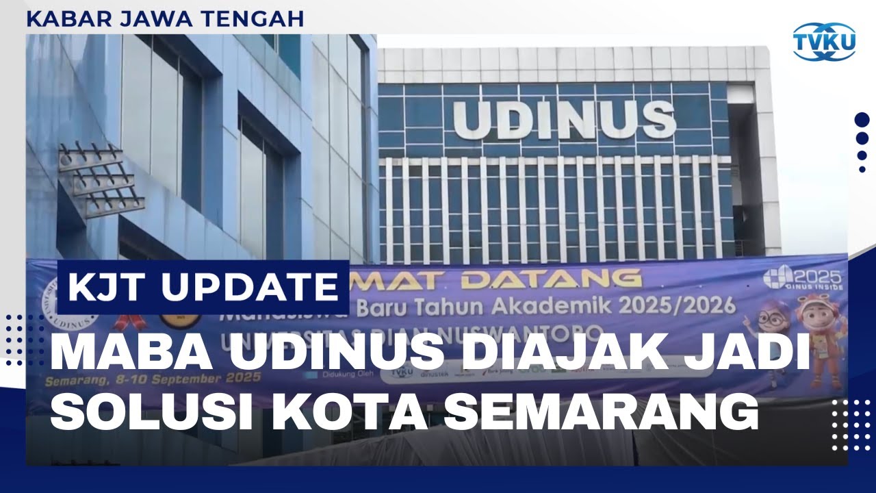 Mahasiswa Baru Udinus Diminta Jadi Solusi Untuk Permasalahan di Kota Semarang