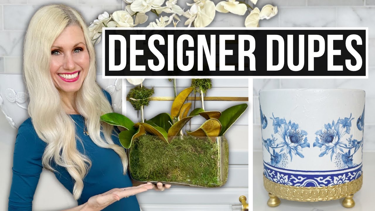 I DUPED DESIGNER DECOR & SAVED THOUSANDS!