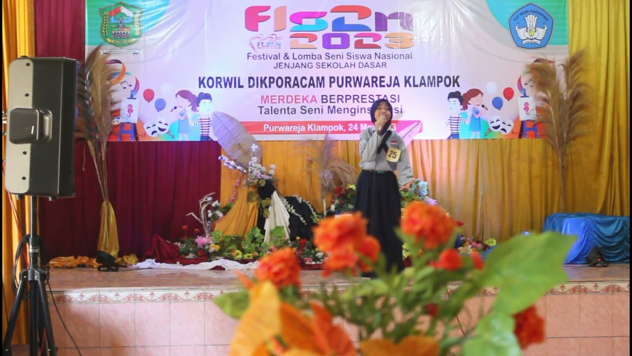 Juara 1 Lomba Menyanyi // FLS2N // Tiba - Tiba