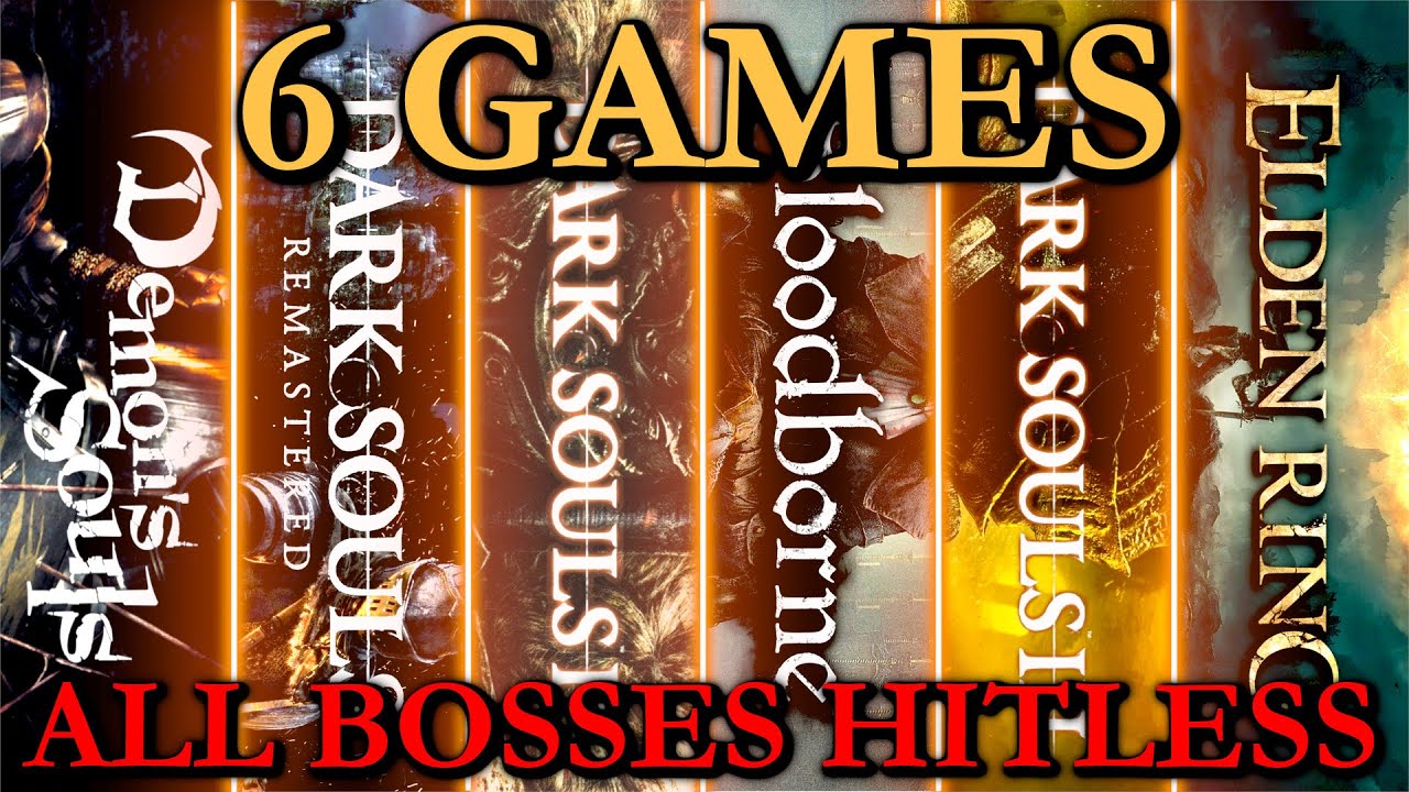 BLOODBORNE ALL BOSSES NO HIT PRACTICE + DS3 Coop w/ PotasticP
