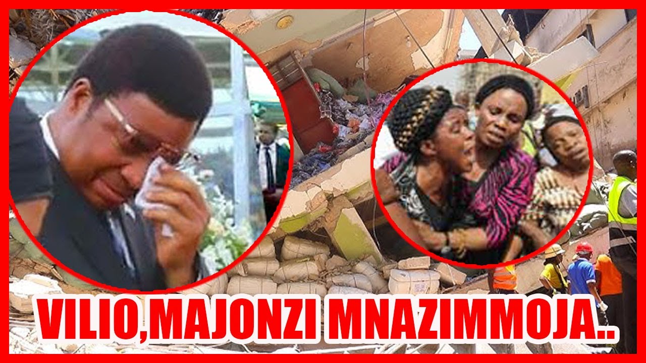 🅻🅸🆅🅴 WAZIRI MKUU ANAONGOZA KUAGA MIILI YA WALIOFARIKI KARIAKOO KWA KUANGUKIWA NA GHOROFA