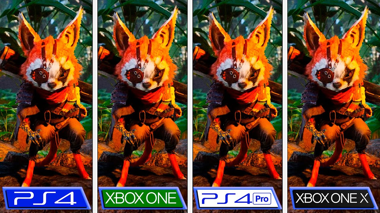 Biomutant | PS4 - PS4 Pro - ONE - ONE X | Graphics Comparison & FPS