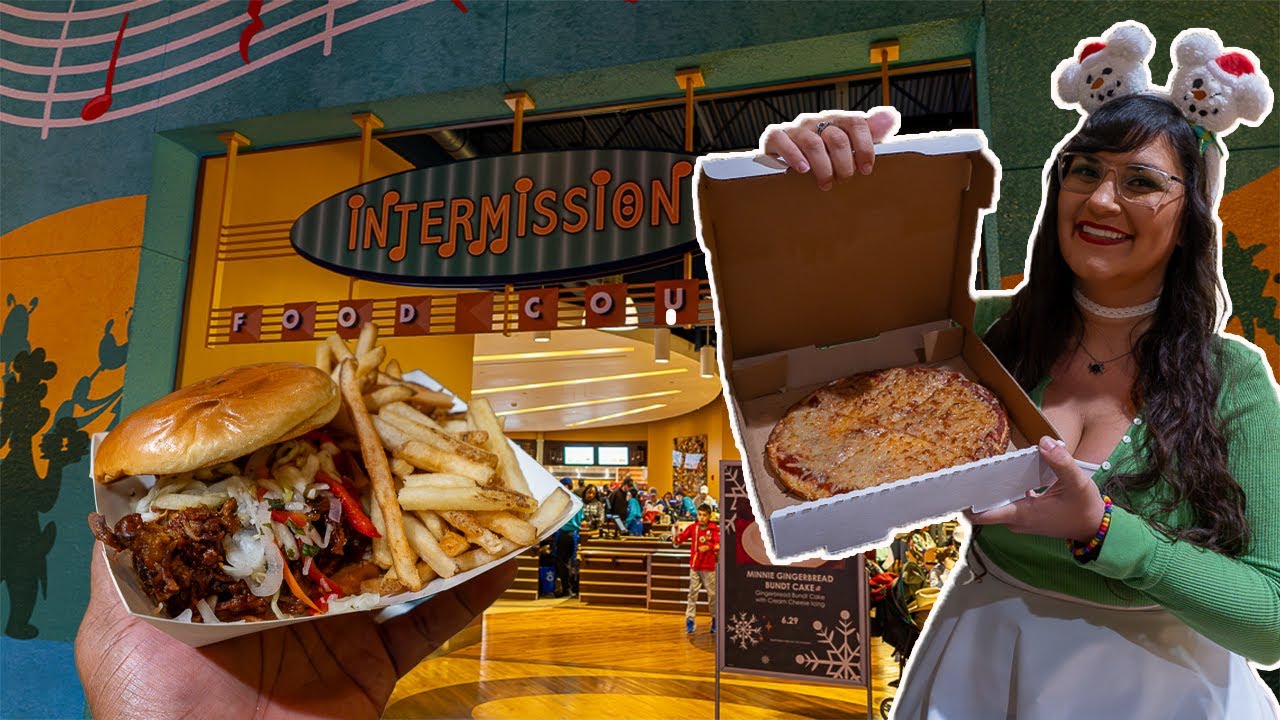All-Star Disney World DINNER 📀 Intermission food court review