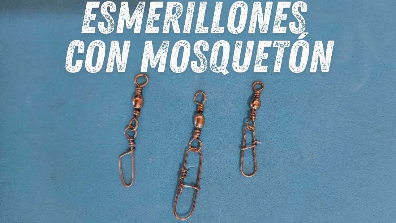 Esmerillones con mosquetón clásicos + nuevo mosquetón!