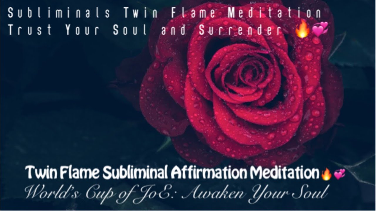 🥀 Twin Flame Subliminals | Surrender & Trust The Universe | Subliminal Meditation Union of  SOUL💞