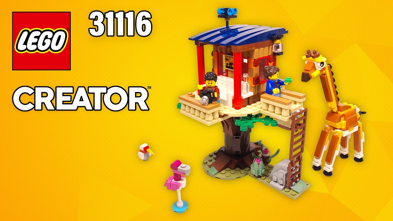 Lego Safari Wildlife Tree House (31116)[397 pcs] Creator Building Instructions | Top Brick Builder