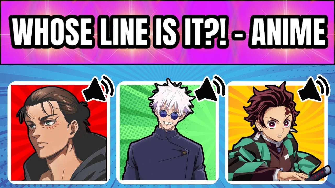 ANIME QUOTE QUIZ! Guess Who Said These Iconic lines [Old Gen & New Gen Anime] [Easy to Hard]