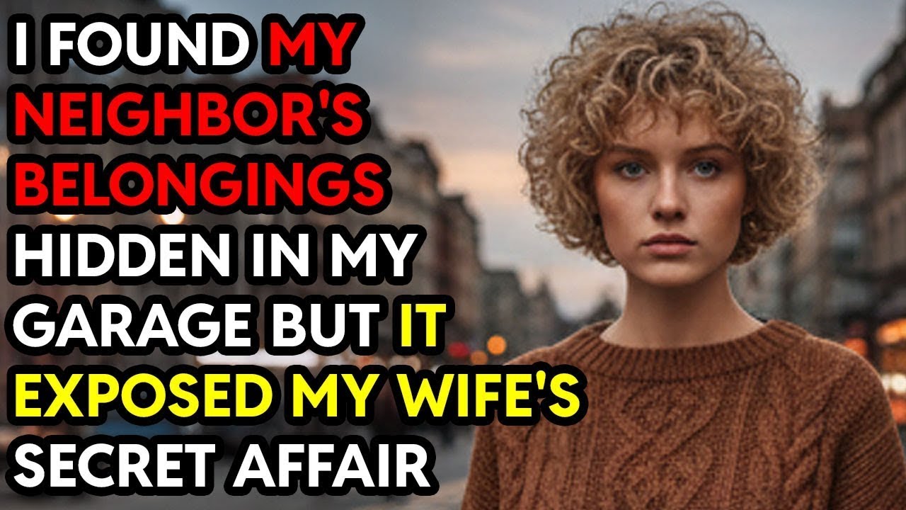 I Found My Neighbor's Belongings Hidden in My Garage But It Exposed My Wife's Affair AudioBook
