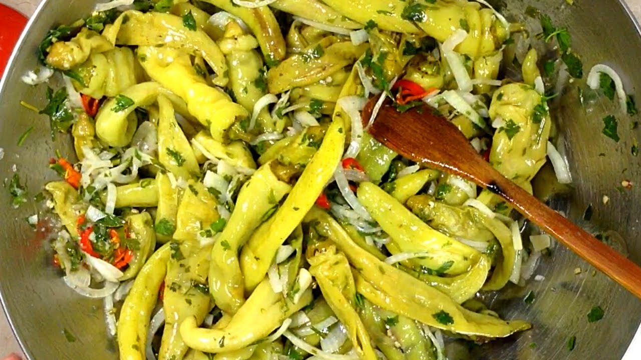 ЦИЦАКА  В МАСЛЕ (წიწაკა) КАК ЗАГОТОВИТЬ ПЕРЕЦ НА ЗИМУ. Самый вкусный рецепт. Грузинка готовит