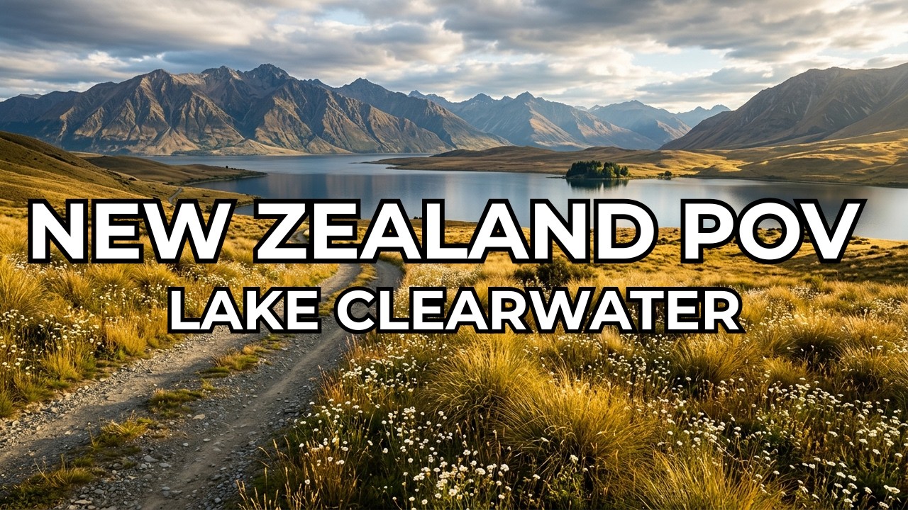 New Zealand's Calmest Lake 4K | Clearwater POV Walk for Peace & Mindfulness