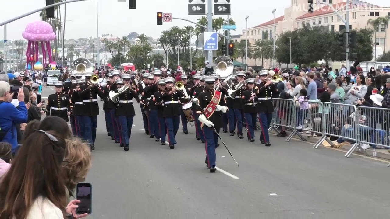 Marine Band San Diego | 2024 Port of San Diego Holiday Bowl Parade