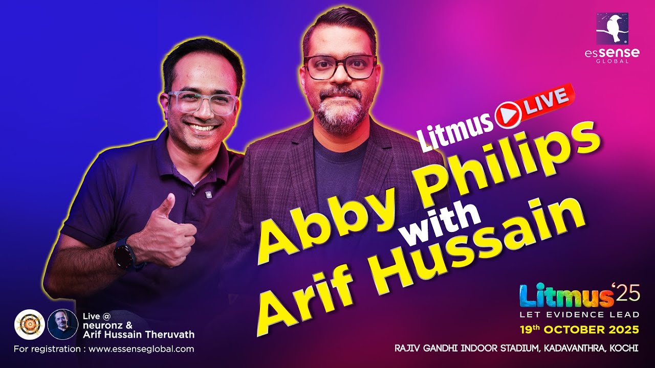 Litmus25 Live: Lets Meet Cyriac Abby Philips #AbbyPhilips #Arifhussain