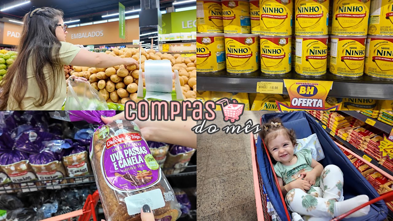 COMPRAS PARA O MÊS DE FEVEREIRO | tudo que compramos + valor 💕