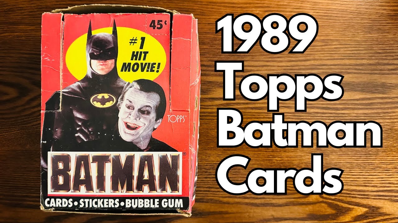 The BAT-tastic World of 1989 Topps Batman Cards!