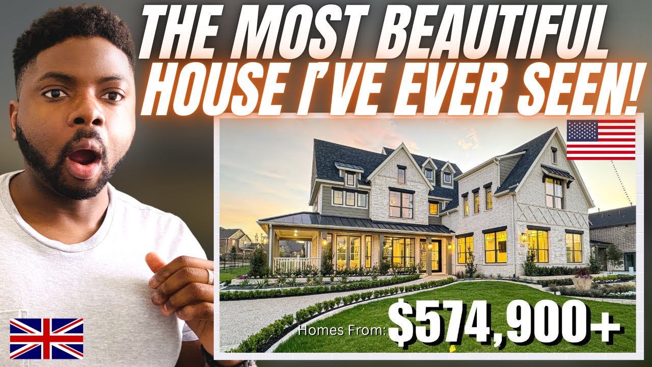 MEGA LUXURY HOUSE IN DALLAS TEXAS FOR $574K - NICEST HOUSE I’VE EVER SEEN! - Brit Reacts
