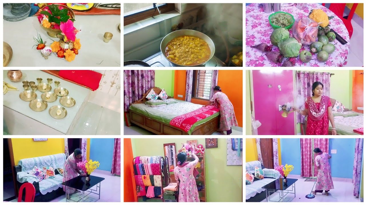 মা লক্ষীর কৃপা পেতে প্রতিদিন সংসারের কাজকর্ম গুলো একা হাতে কিভাবে করি। My cleaning morning routine 
