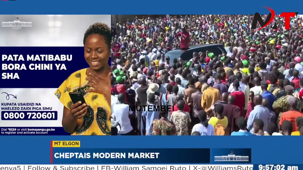 WEWE HAUJAJIANDIKISHA KWA SHA UNANGOJA YESU ARUDI! RUTO TO MT ELGON RESIDENTs