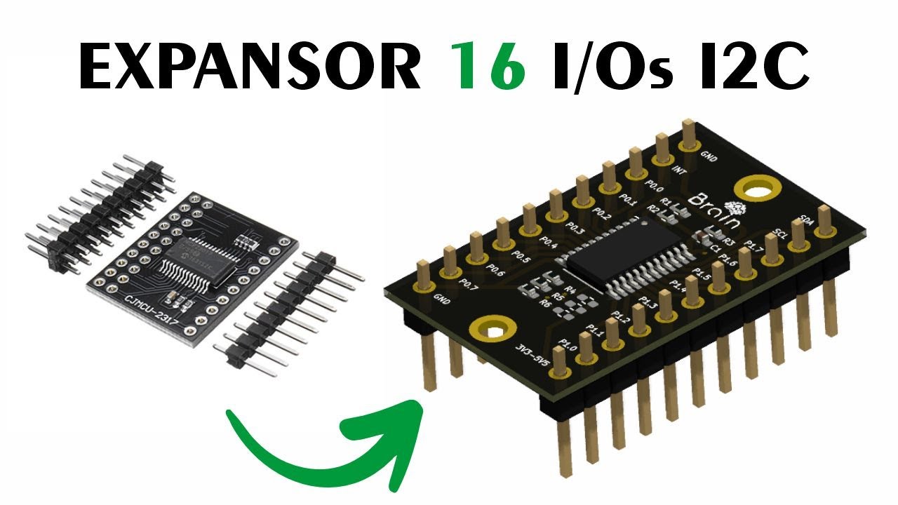 Expansor de IO para arduino ou esp32, esp8266, esp01