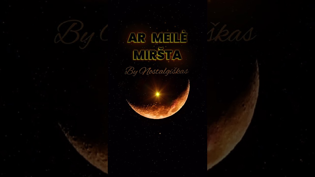 Nostalgiškas - AR MEILĖ MIRŠTA (Generuota DI) 