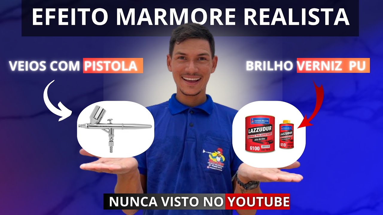 [PASSO A PASSO] efeito mármore realista BRANCO CARRARA COM VERNIZ PU e PISTOLA AEROGRAFICA(parte2)