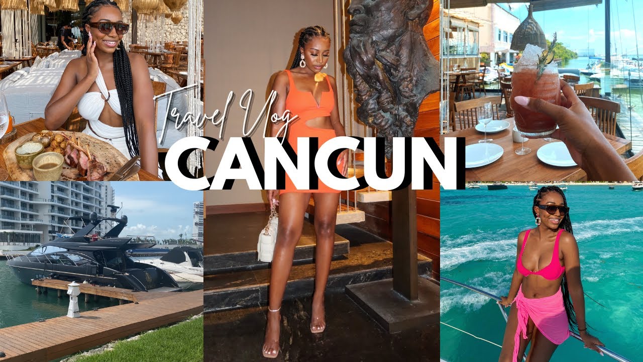 CANCUN VLOG | CANCUN MEXICO 2021 | LUXURY VILLA | YACHTS | JET SKIS | BEACH CLUB | ALLABOUTASH