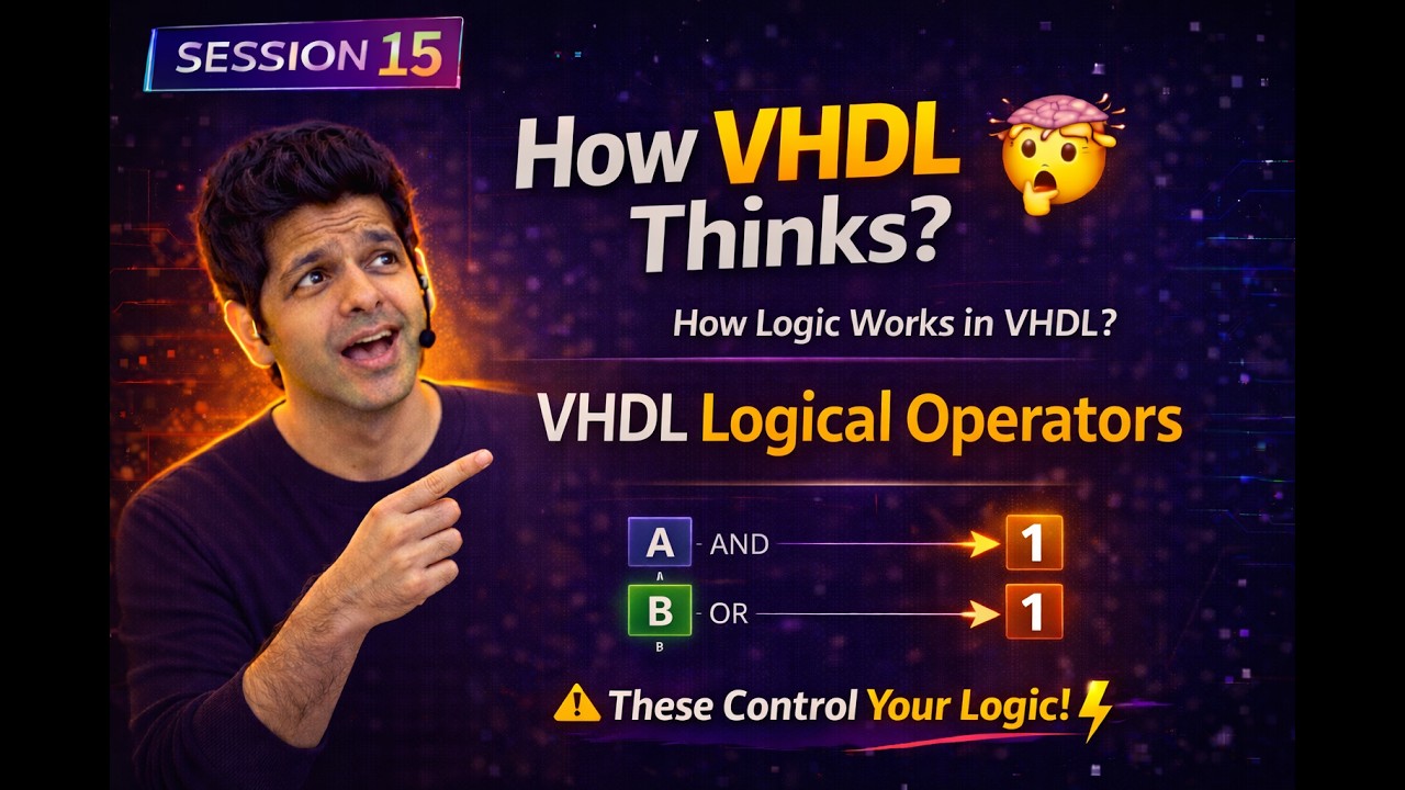 1️⃣5️⃣ ~ All VHDL Operators with examples | VHDL Logical Operator | Course 04 #vhdl #fpga